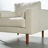 FONDA - chaise en tissu gris