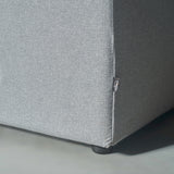 COSMIC - Sectionnel modulaire en tissu gris (4 pièces)
