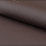 DEMINA - Tabouret de comptoir en cuir végétal brun