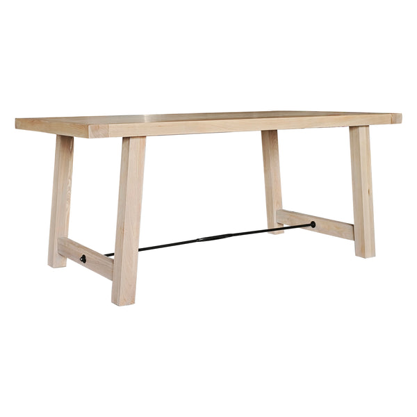 CONTRYSIDE - Table de salle à manger fermière en bois de chêne