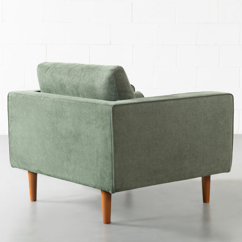 FONDA - chaise en tissu gris