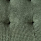 FONDA - Canapé sectionnel en tissu vert - Droit