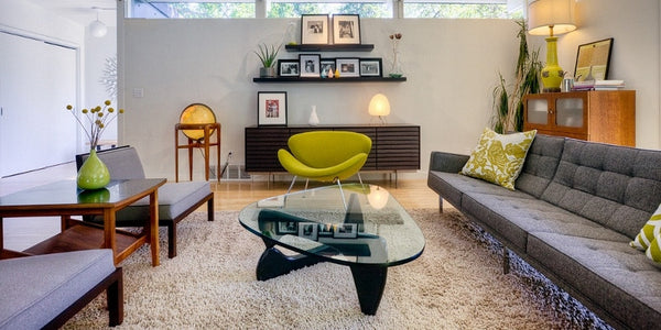 midcentury modern living room Photo credit pinterest