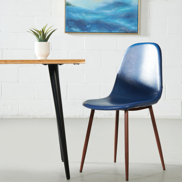 MILAN - tabouret de bar en cuir noir – Wazo Furniture