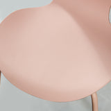 AGATA - Chaise de salle à manger rose