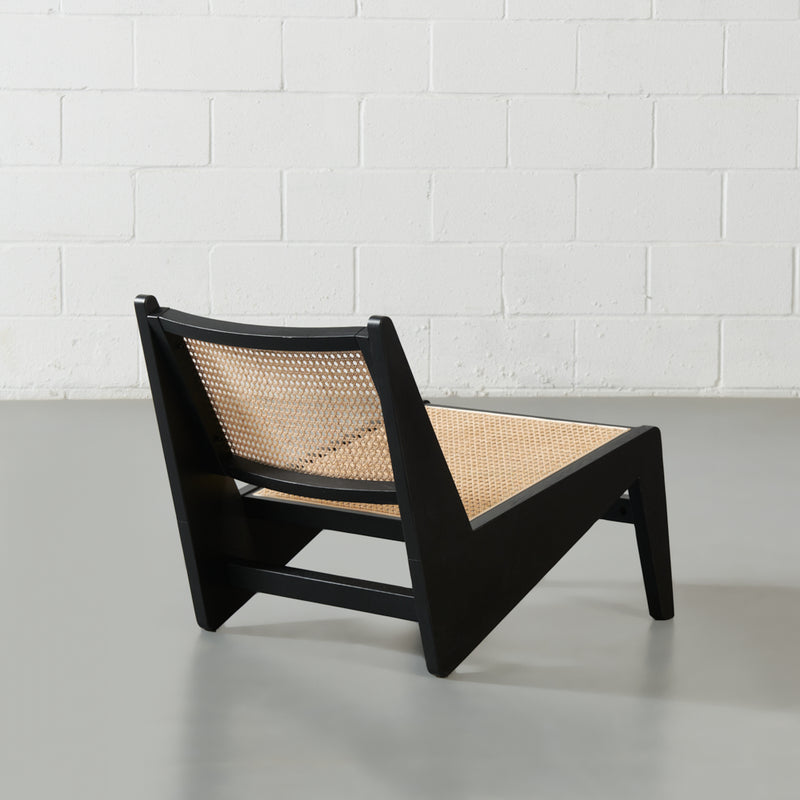 CANBERRA - Chaise longue en bois noir