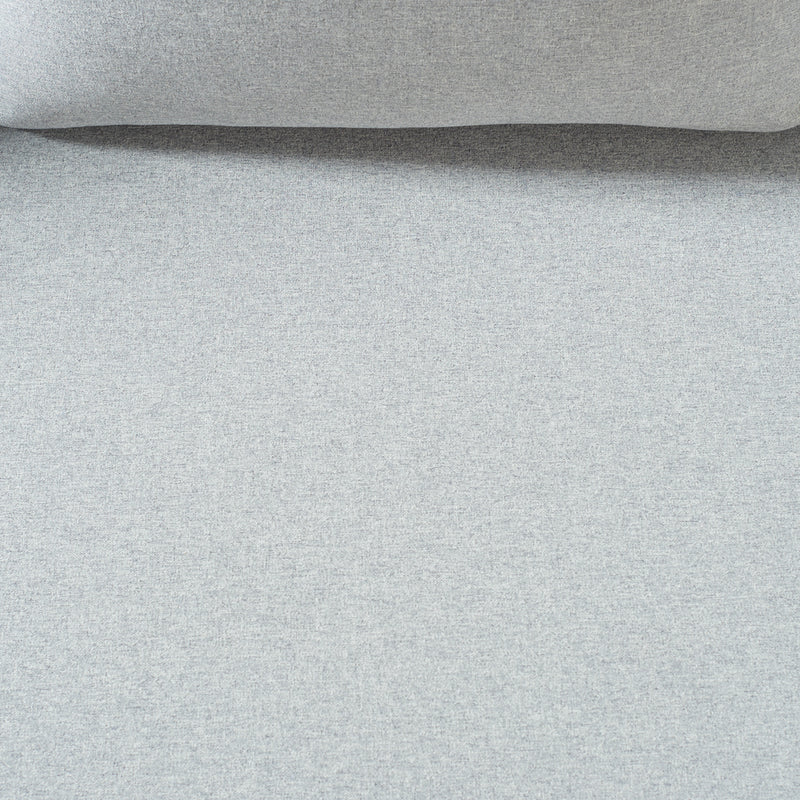 MASON - Sectionnel modulaire en tissu gris (4 pièces)