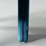 MEZE - Chaise longue en velours bleu