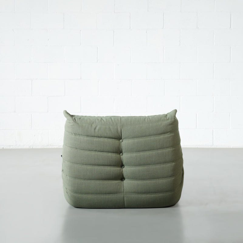 KABINE - Module chaise longue en tissu vert