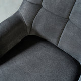 PARIS - Chaise longue en tissu gris