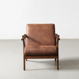 BIANCA Chaise longue en cuir marron