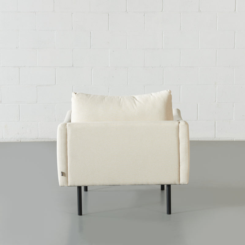 MAPLETON - Chaise en tissu beige