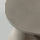 GIZA - Table d'appoint en béton gris