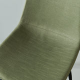 MILAN - Chaise à manger en tissu vert