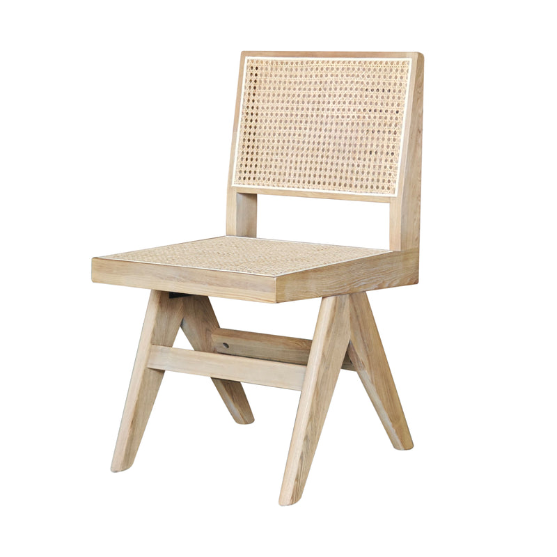 CAPELA - Chaise de salle à manger en bois finition chêne