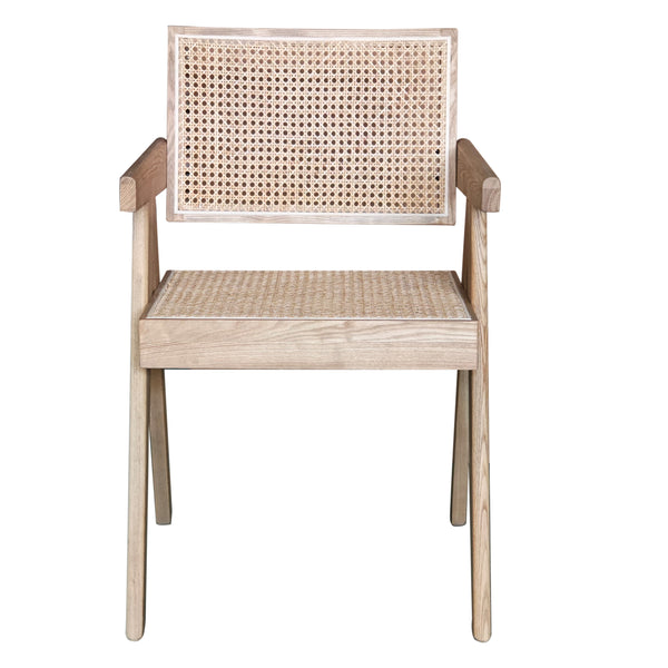 CAPELA - Fauteuil de salle à manger en bois finition chêne