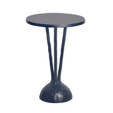 TRIDENTE - Table d'appoint en métal noir