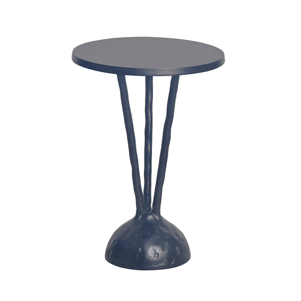 TRIDENTE - Table d'appoint en métal noir