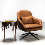 DIOR - chaise longue en cuir marron