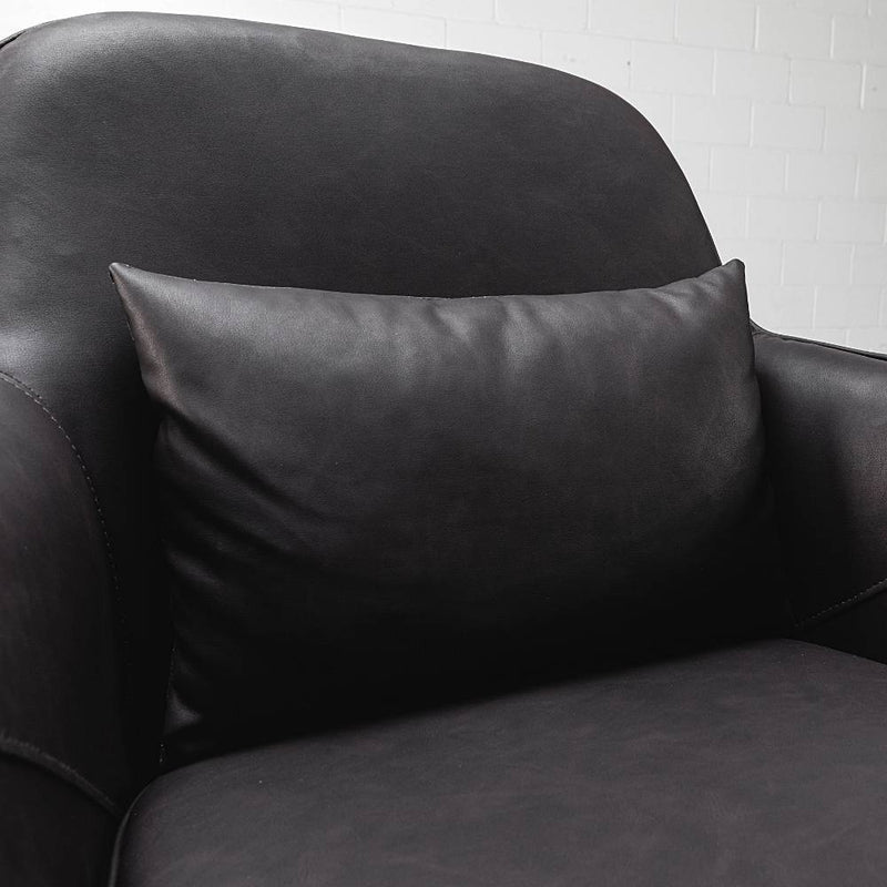 DIOR - chaise longue en cuir noir