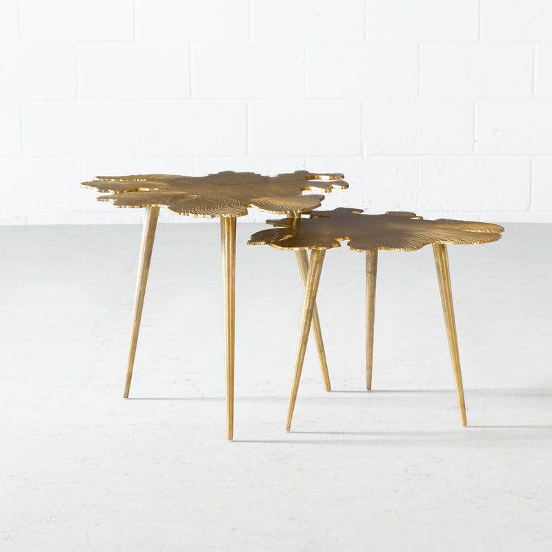 ANIYA - Table Basse en Métal (50 cm & 62 cm)