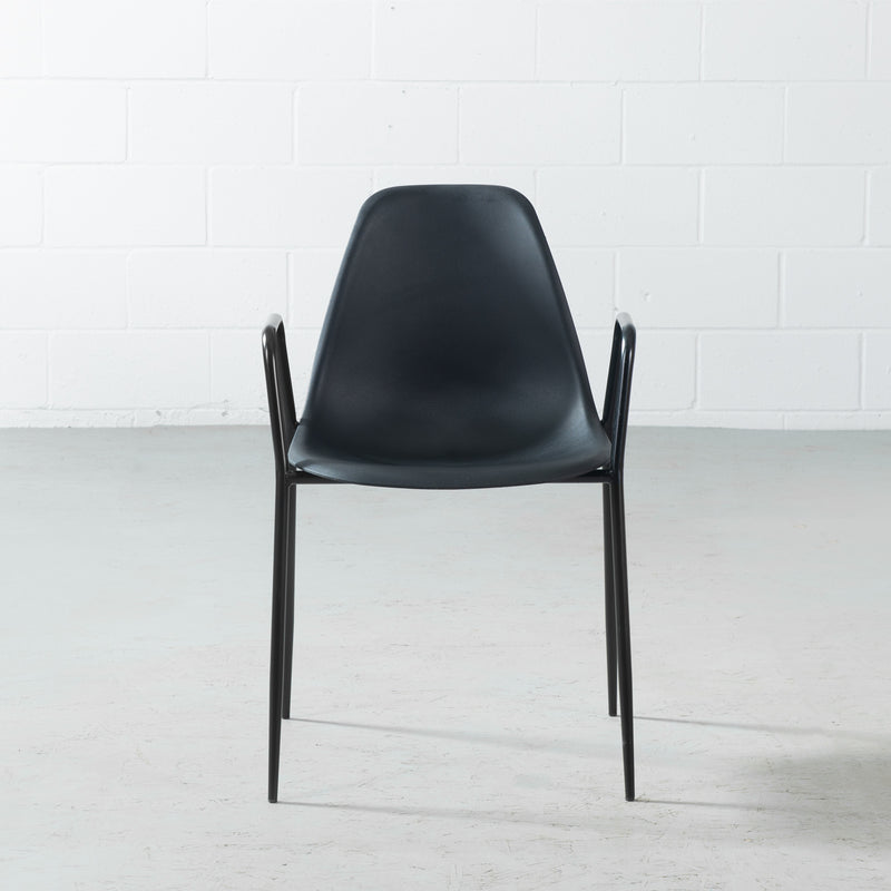 ELLEN - fauteuil noir