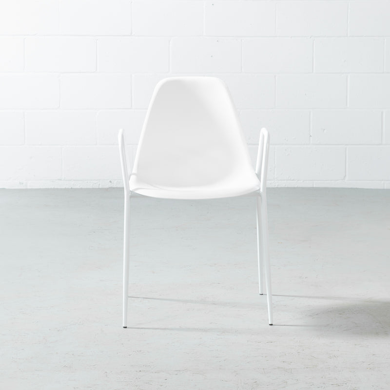 ELLEN - fauteuil blanc
